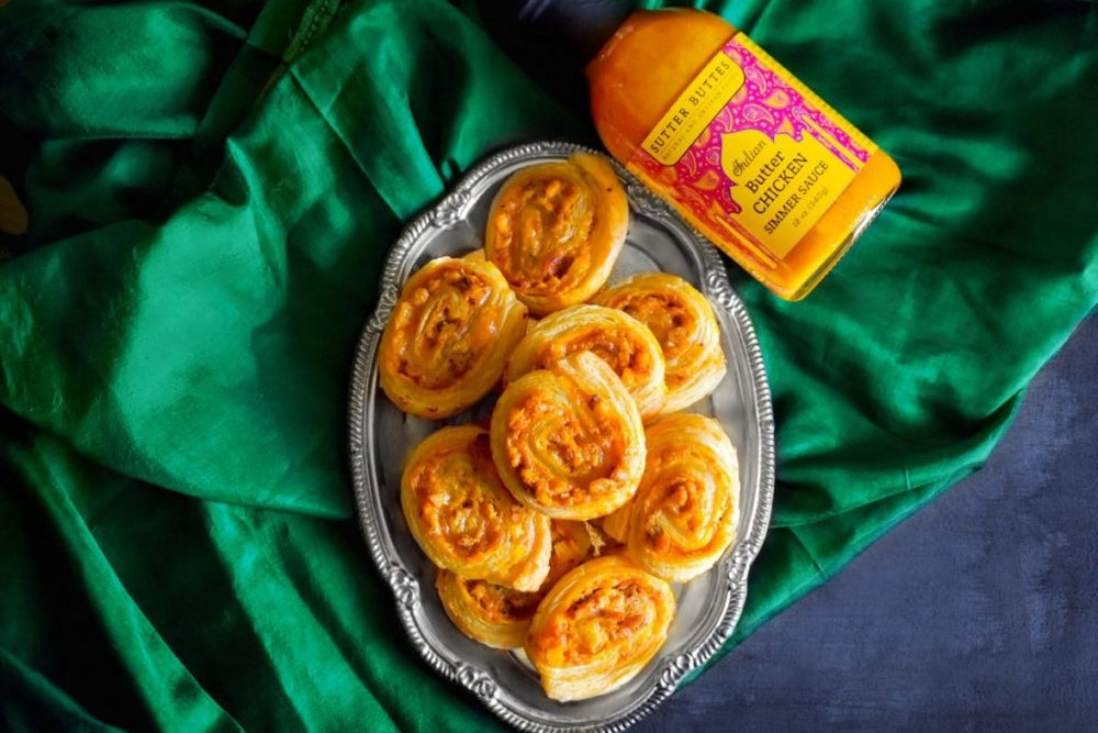 Butter Chicken Pinwheels