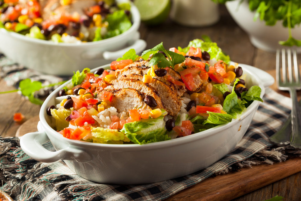 Slow Cooker Chicken Taco Bowls