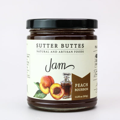 Spiced Peach Bourbon Jam – Boozy and Bold Fruit Spread - Sutter Buttes Olive Oil