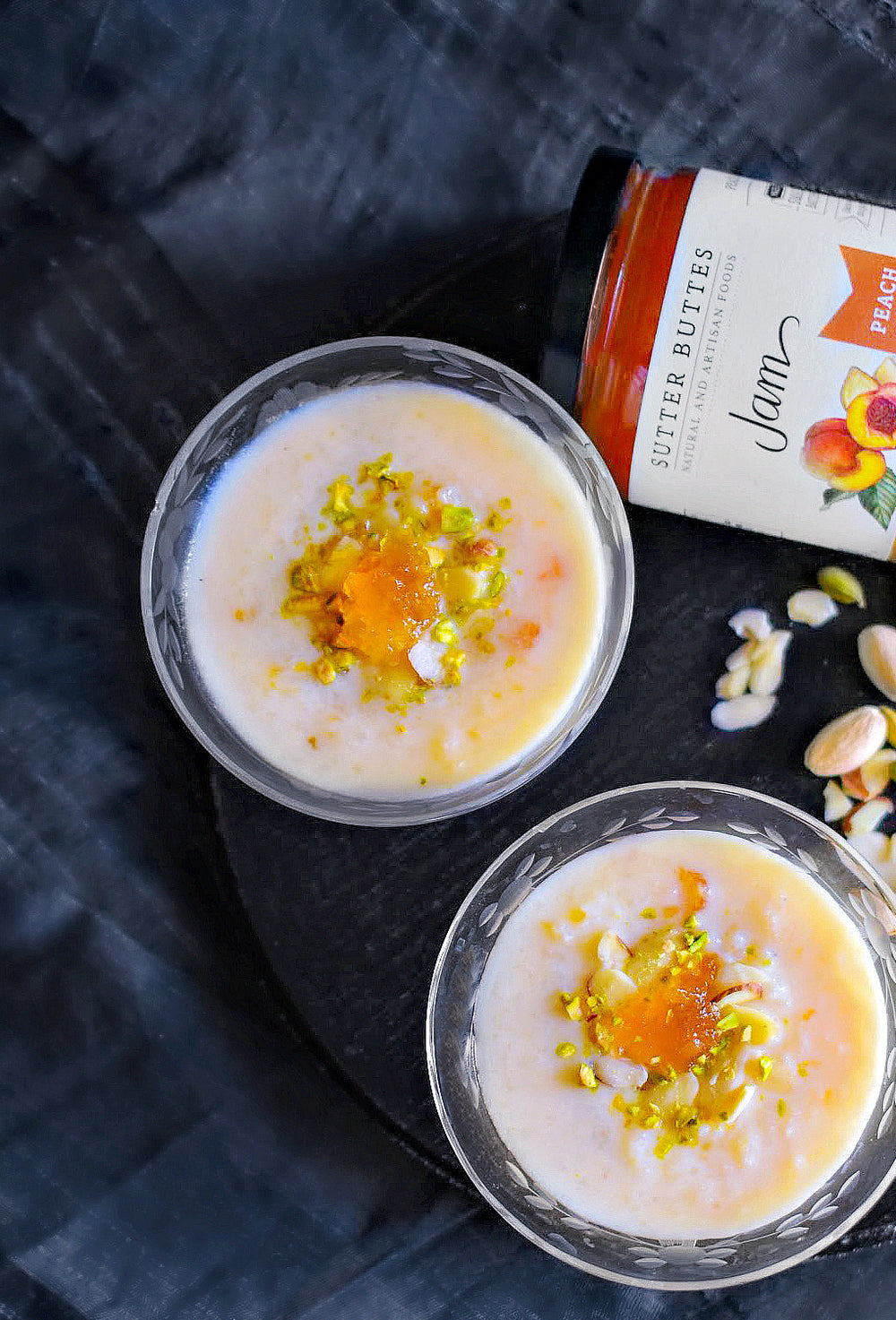 Peach Rice Pudding