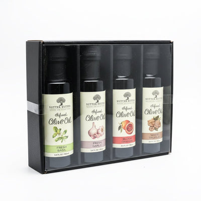 Sutter Buttes 100ml Infused EVOO Gift Set - Sutter Buttes Olive Oil