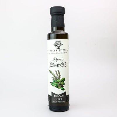 Tuscan Herb Infused Extra Virgin Olive Oil - Sutter Buttes Olive Oil