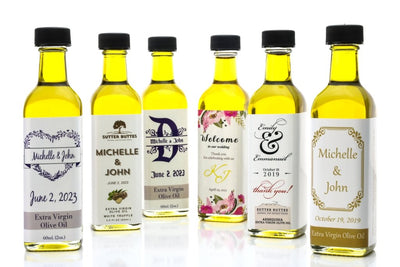 Branded - Wedding Favors, Set of 5 bottles - Sutter Buttes Olive Oil