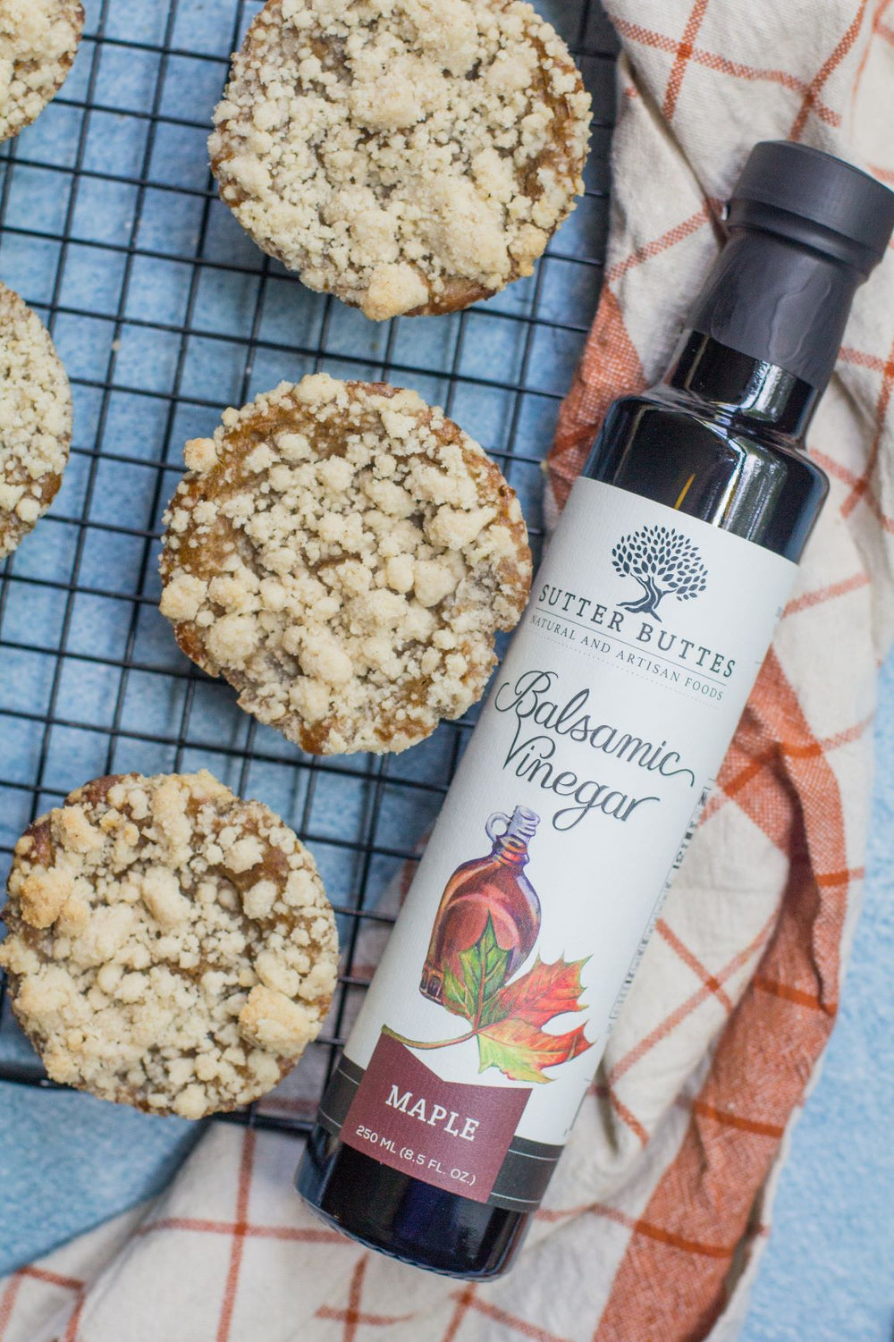 Maple Balsamic Cinnamon Muffins