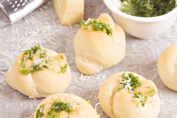 over fresh bread