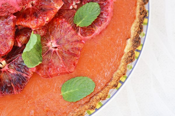 blood orange pie